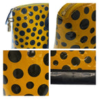 Louis Vuitton Monogram Vernis Lockit Yayoi Kusama Gold Patent Leather Handbag — view 5