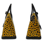 Louis Vuitton Monogram Vernis Lockit Yayoi Kusama Gold Patent Leather Handbag — view 8