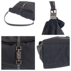 Gucci Jackie Black Silver Nylon 001 Shoulder — view 5