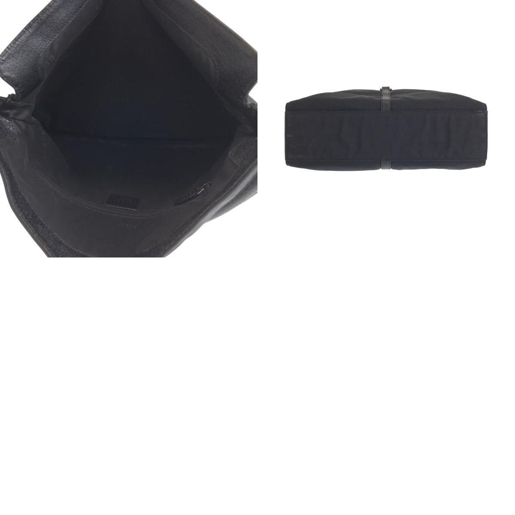 Gucci Jackie Black Silver Nylon 001 Shoulder — view 9