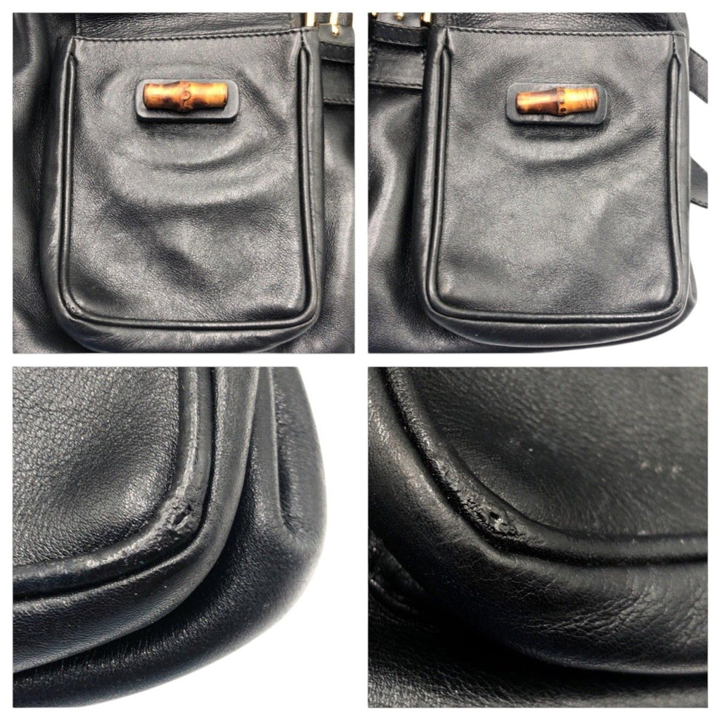 Gucci Bamboo Black Leather 003 Backpack — view 5