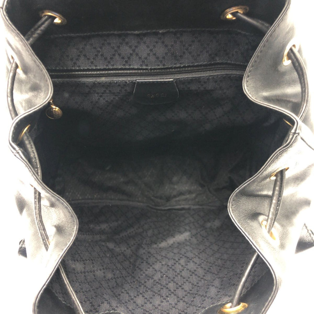 Gucci Bamboo Black Leather 003 Backpack — view 7