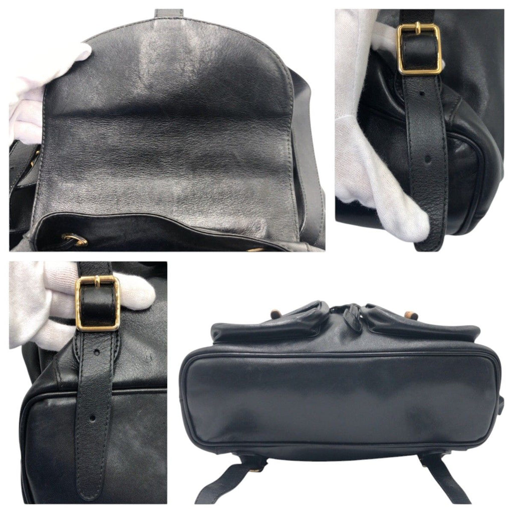 Gucci Bamboo Black Leather 003 Backpack — view 6