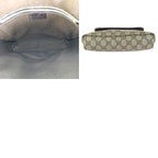 Gucci Beige Brown Gold GG Supreme Canvas Leather Shoulder — view 9
