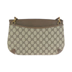 Gucci Vintage Sherry Line Beige Brown GG Supreme Canvas Shoulder — view 2