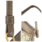 Gucci Vintage Sherry Line Beige Brown GG Supreme Canvas Shoulder — view 5