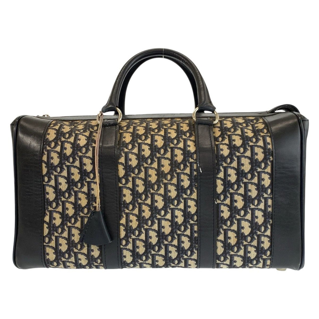 Dior Vintage Trotter Navy Silver Boston