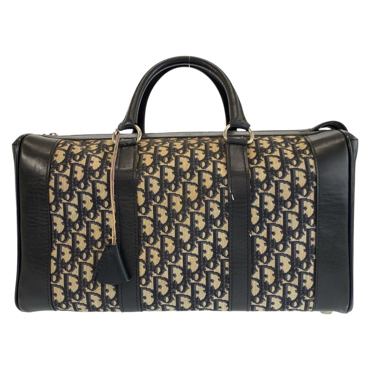 Dior Vintage Trotter Navy Silver Boston