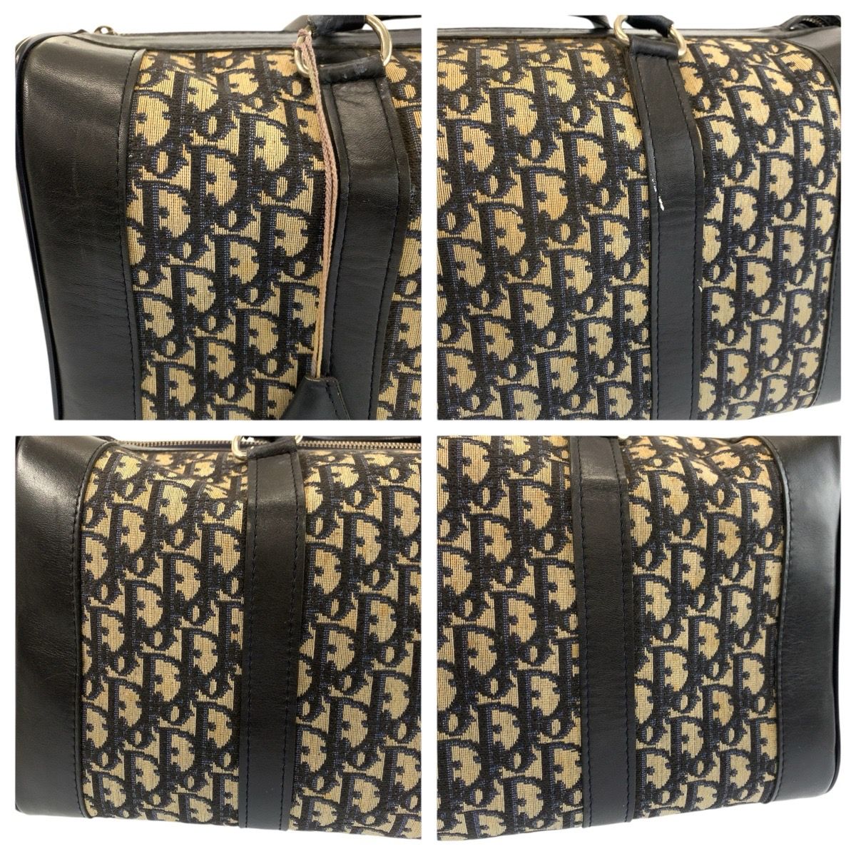 Dior Vintage Trotter Navy Silver Boston — view 6