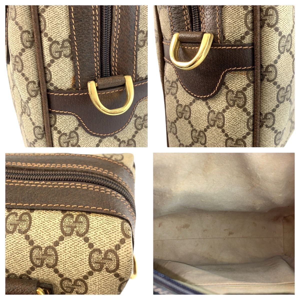 Gucci Vintage Sherry Line GG Supreme Canvas 2-Way Shoulder — view 5