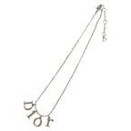Dior Vintage Logo Sequin Plated Necklace — view 3