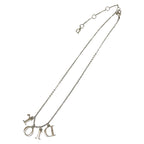 Dior Vintage Logo Sequin Plated Necklace — view 4