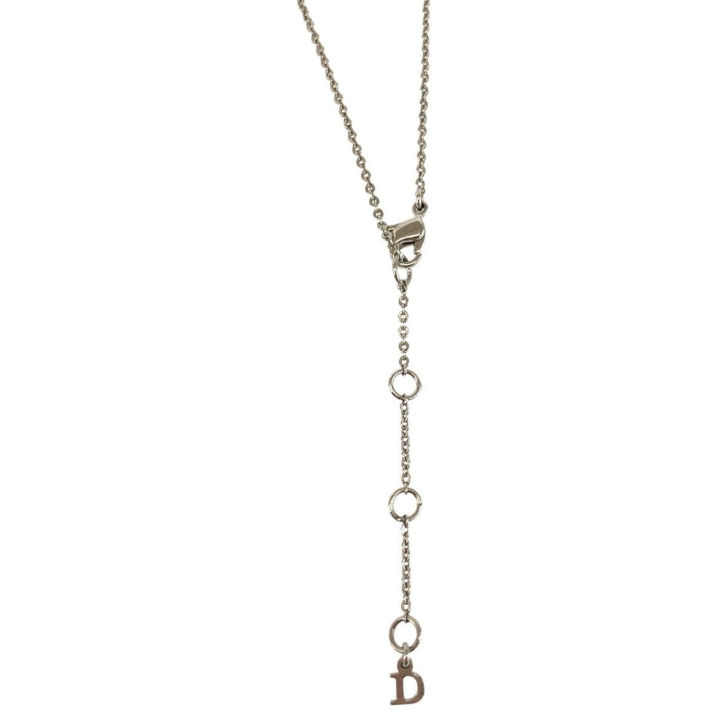 Dior Vintage Logo Sequin Plated Necklace — view 6
