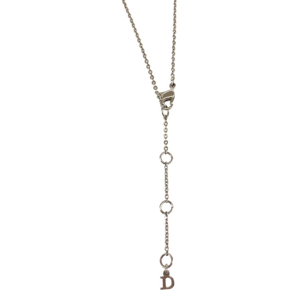 Dior Vintage Logo Sequin Plated Necklace — view 6
