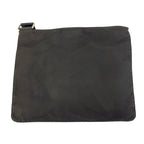 Prada Tessuto Black Silver Nylon Shoulder Bag Pochette — view 2