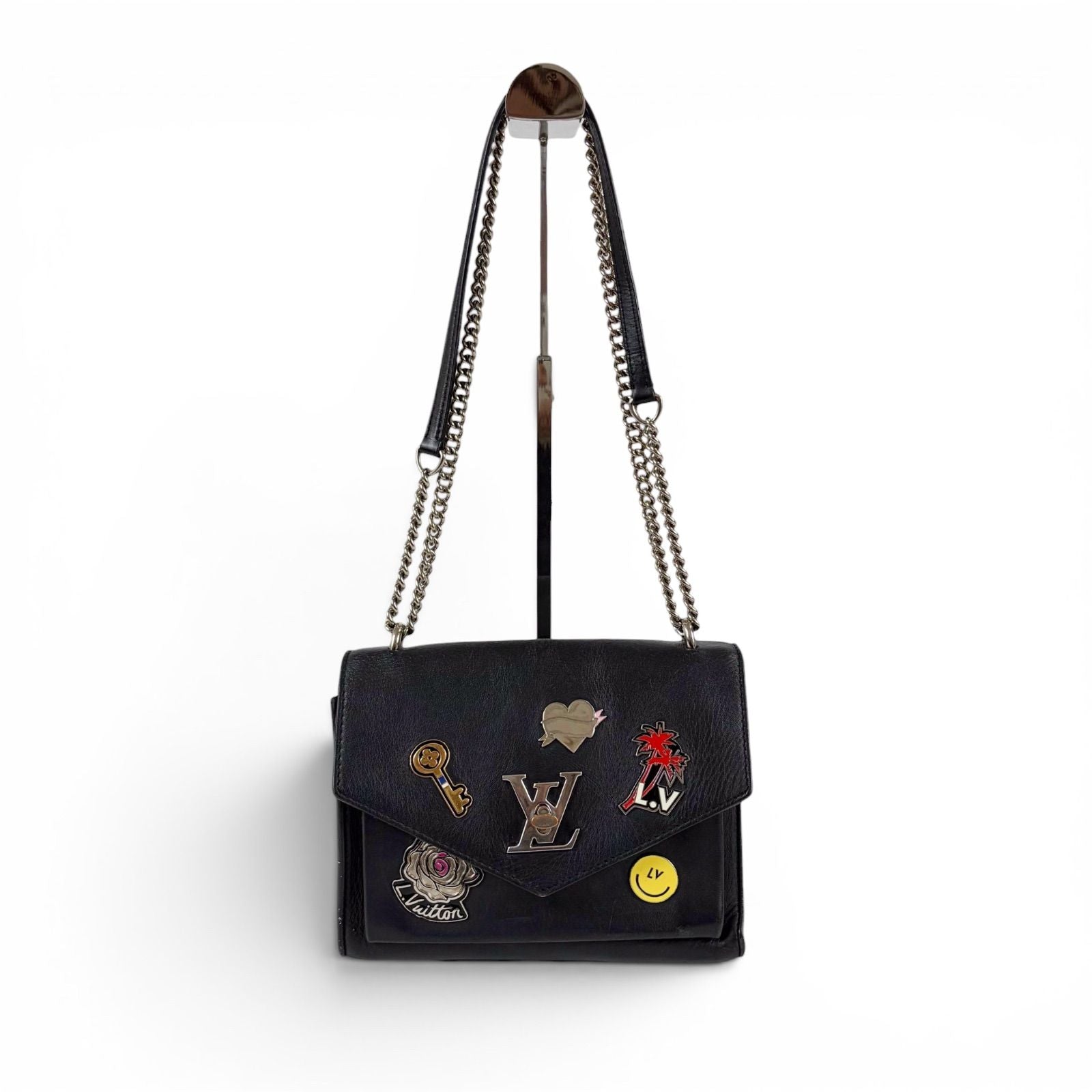 Louis Vuitton My Lockme BB Chain Shoulder Bag 2-Way Studs Black — view 2