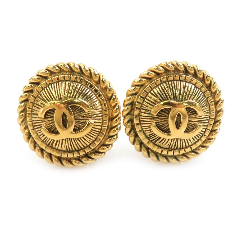 Chanel Earrings CC Logo