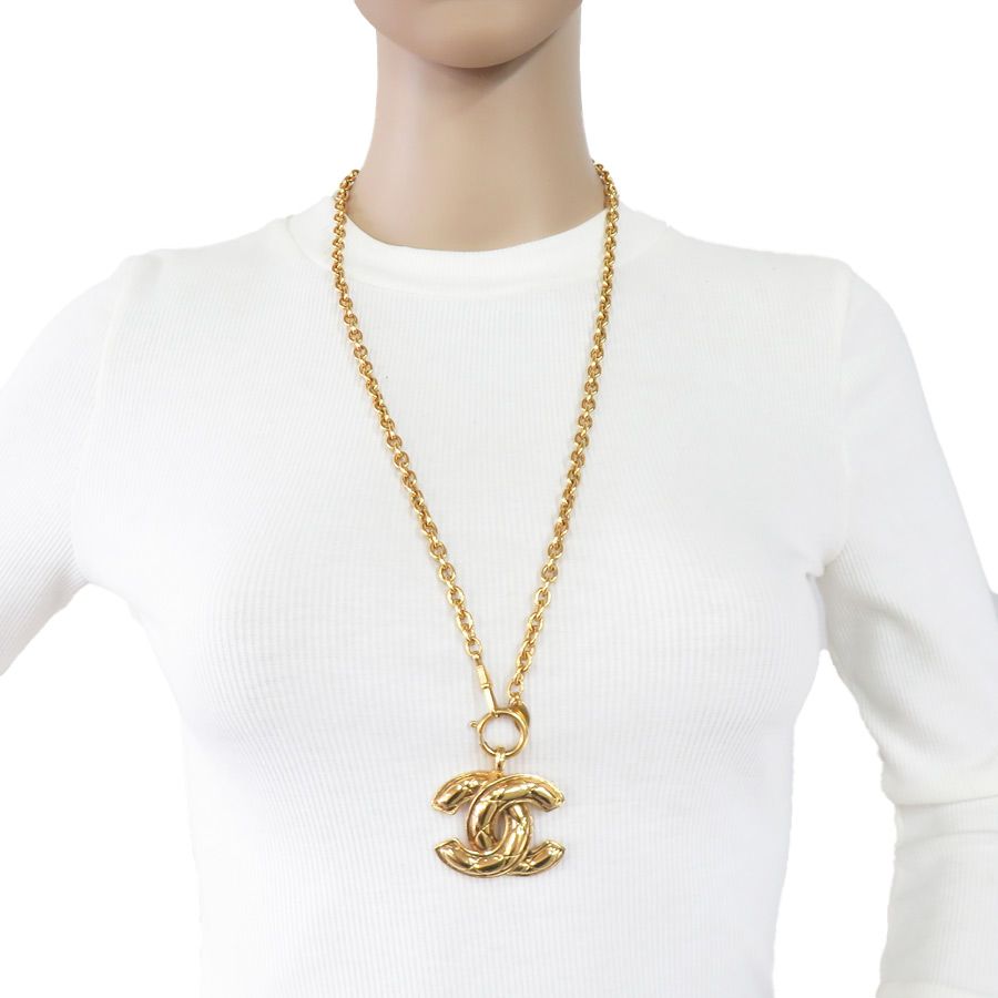Chanel Necklace CC Logo — view 8
