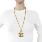 Chanel Necklace CC Logo — view 8