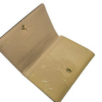Louis Vuitton Business Card Holder Monogram Vernis Dune Initial Leather — view 3