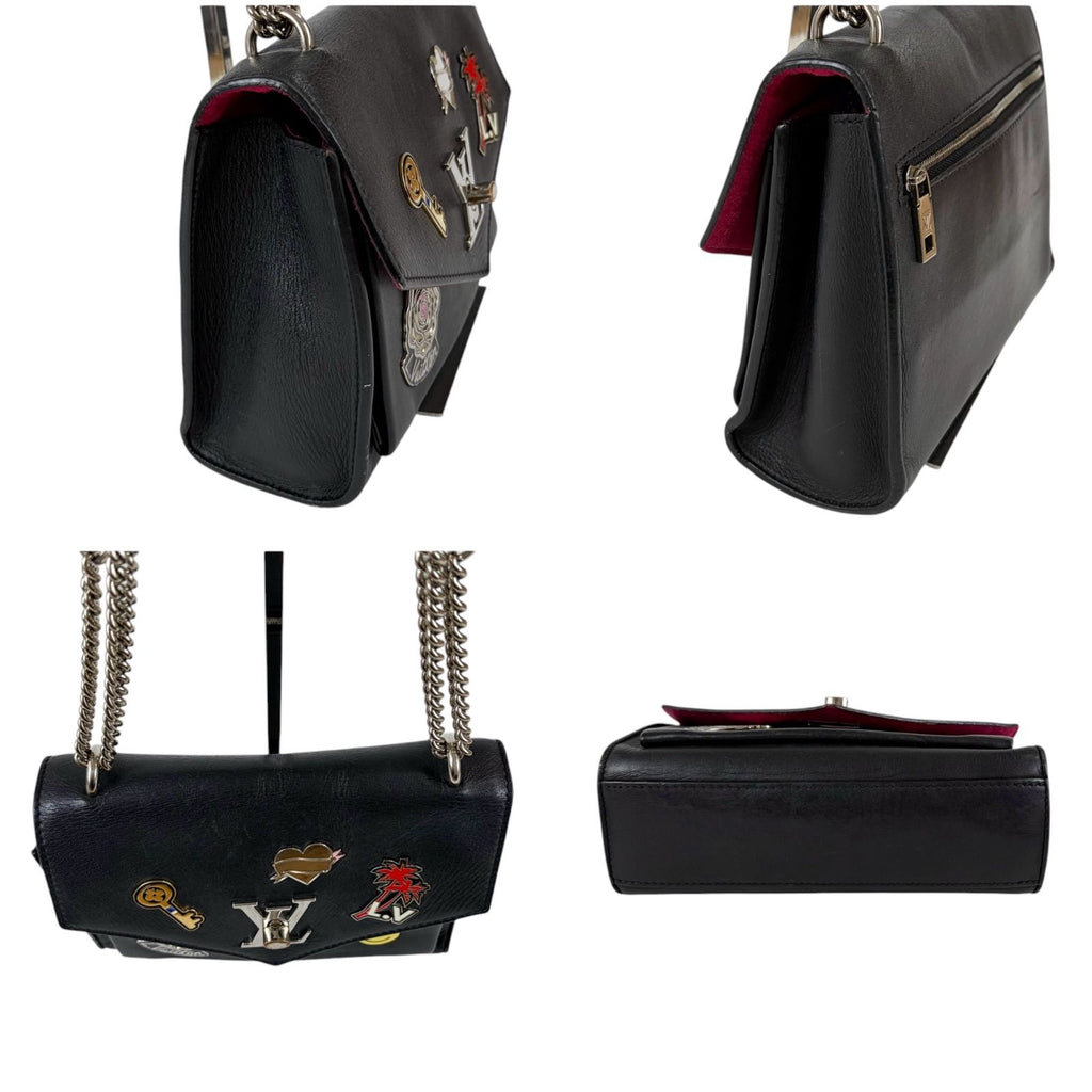 Louis Vuitton My Lockme BB Chain Shoulder Bag 2-Way Studs Black — view 8