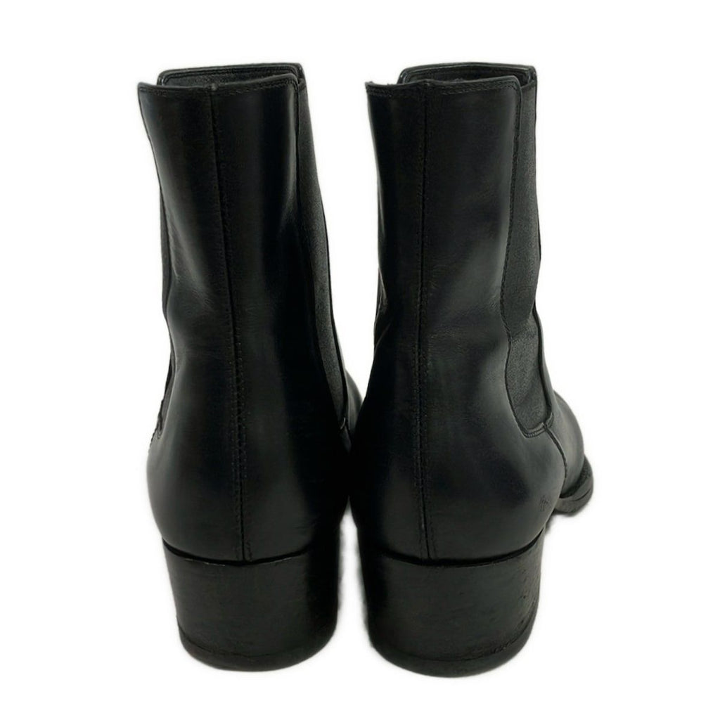 Saint Laurent Paris Short Boots 35.5 Black Side Gore Leather — view 3