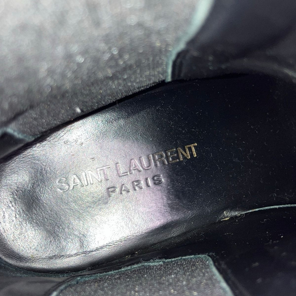 Saint Laurent Paris Short Boots 35.5 Black Side Gore Leather — view 5