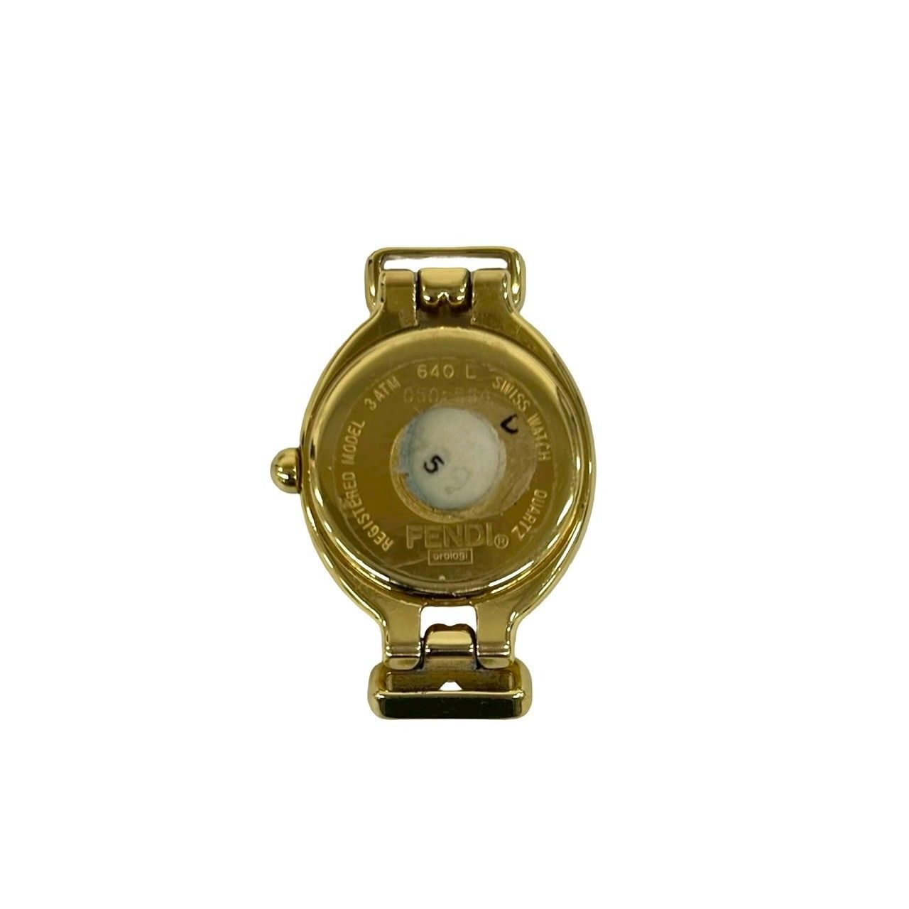 Fendi with Case Chameleon Change Leather Quartz Wristwatch Gold Watch — view 5
