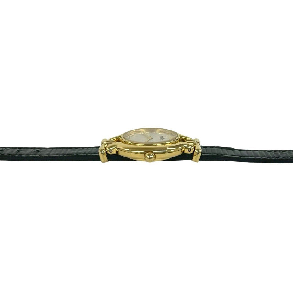 Fendi with Case Chameleon Change Leather Quartz Wristwatch Gold Watch — view 6