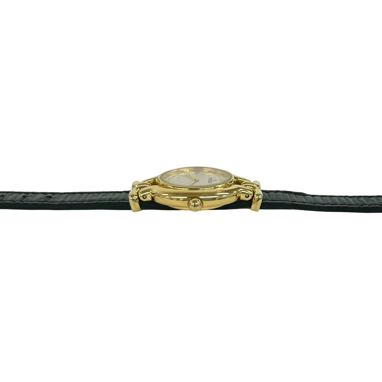 Fendi with Case Chameleon Change Leather Quartz Wristwatch Gold Watch — view 6