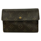 Louis Vuitton Trifold Wallet Monogram Porte Tresor Etui Papiers Handbag