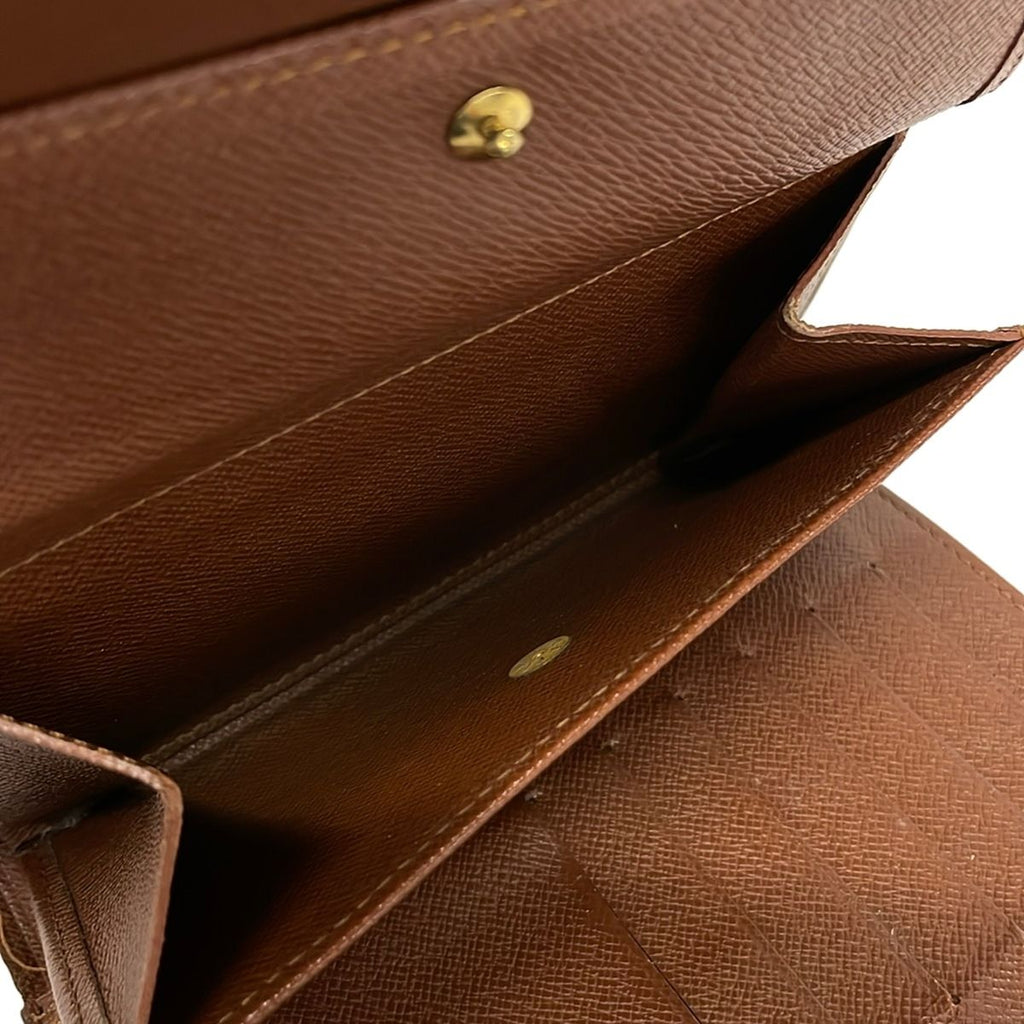 Louis Vuitton Trifold Wallet Monogram Porte Tresor Etui Papiers Handbag — view 4