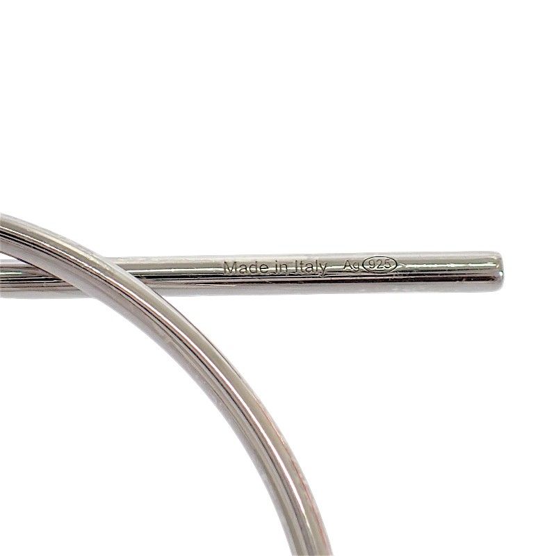 Hermes Loop MM 00 Earrings 925 Sterling Silver — view 9