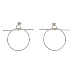 Hermes Loop MM 00 Earrings 925 Sterling Silver — view 2