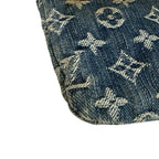 Louis Vuitton Clutch Bifold Pochette Plat Monogram Denim Pouch — view 5