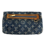 Louis Vuitton Clutch Bifold Pochette Plat Monogram Denim Pouch — view 2