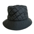 Celine Quilted Bucket Hat Logo Embroidery