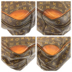 Louis Vuitton Monogram Sirius 55 Brown Gold Leather Boston — view 4