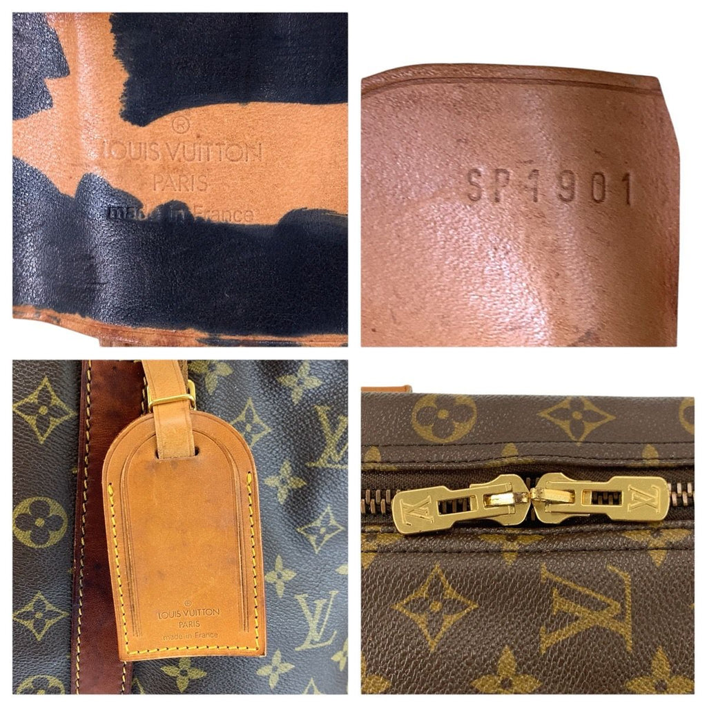 Louis Vuitton Monogram Sirius 55 Brown Gold Leather Boston — view 3