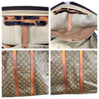 Louis Vuitton Monogram Sirius 55 Brown Gold Leather Boston — view 5