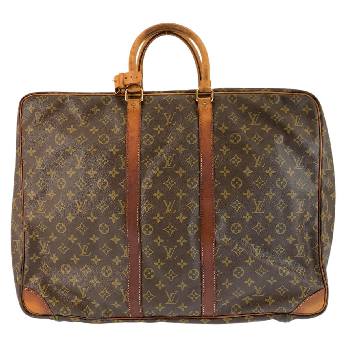 Louis Vuitton Monogram Sirius 55 Brown Gold Leather Boston — view 2