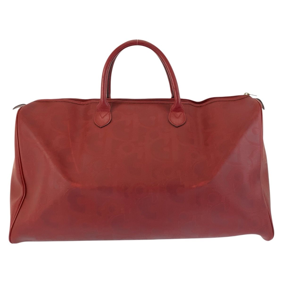 Dior Vintage Trotter Red Boston Bag 2-Way — view 2