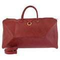 Dior Vintage Trotter Red Boston Bag 2-Way