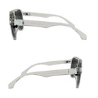 Louis Vuitton LV Rainbow Mirror Lens Clear Gray Silver Acetate Metal Sunglasses — view 4