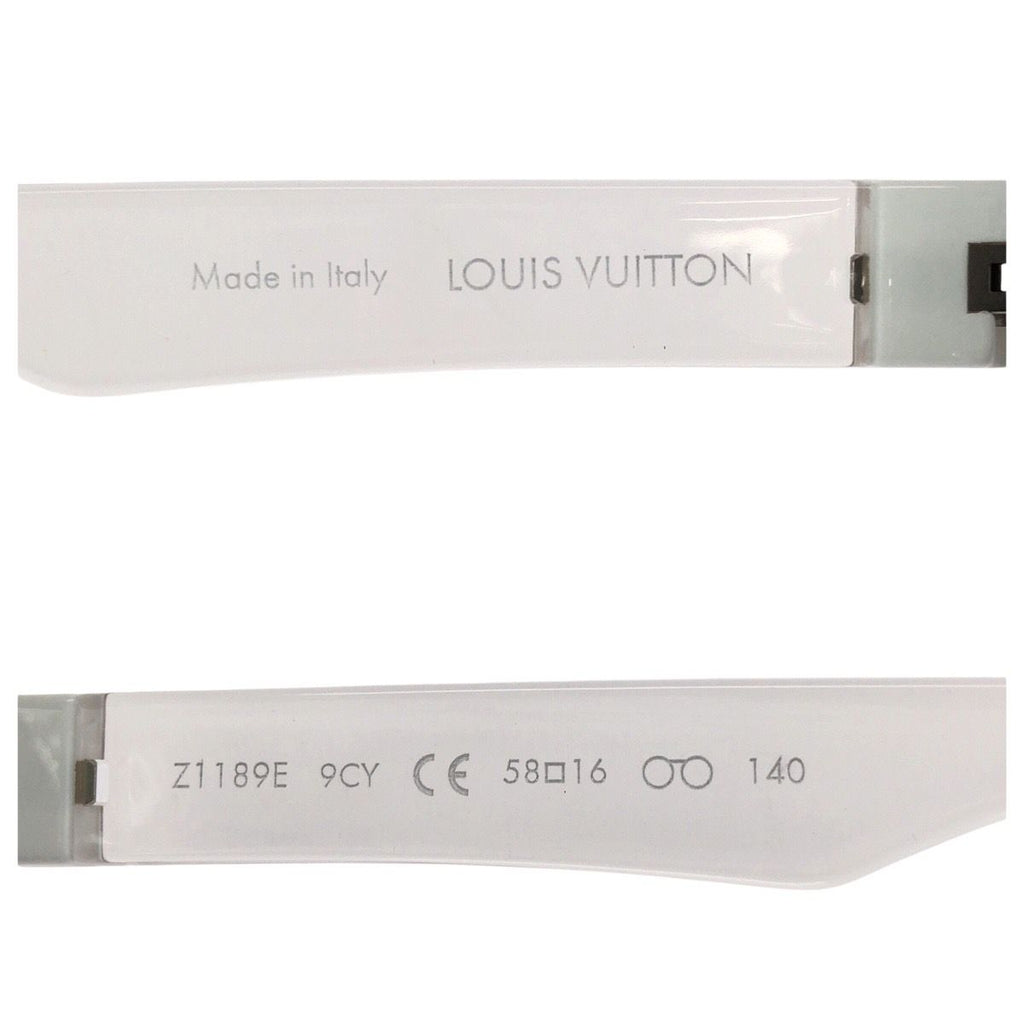 Louis Vuitton LV Rainbow Mirror Lens Clear Gray Silver Acetate Metal Sunglasses — view 7