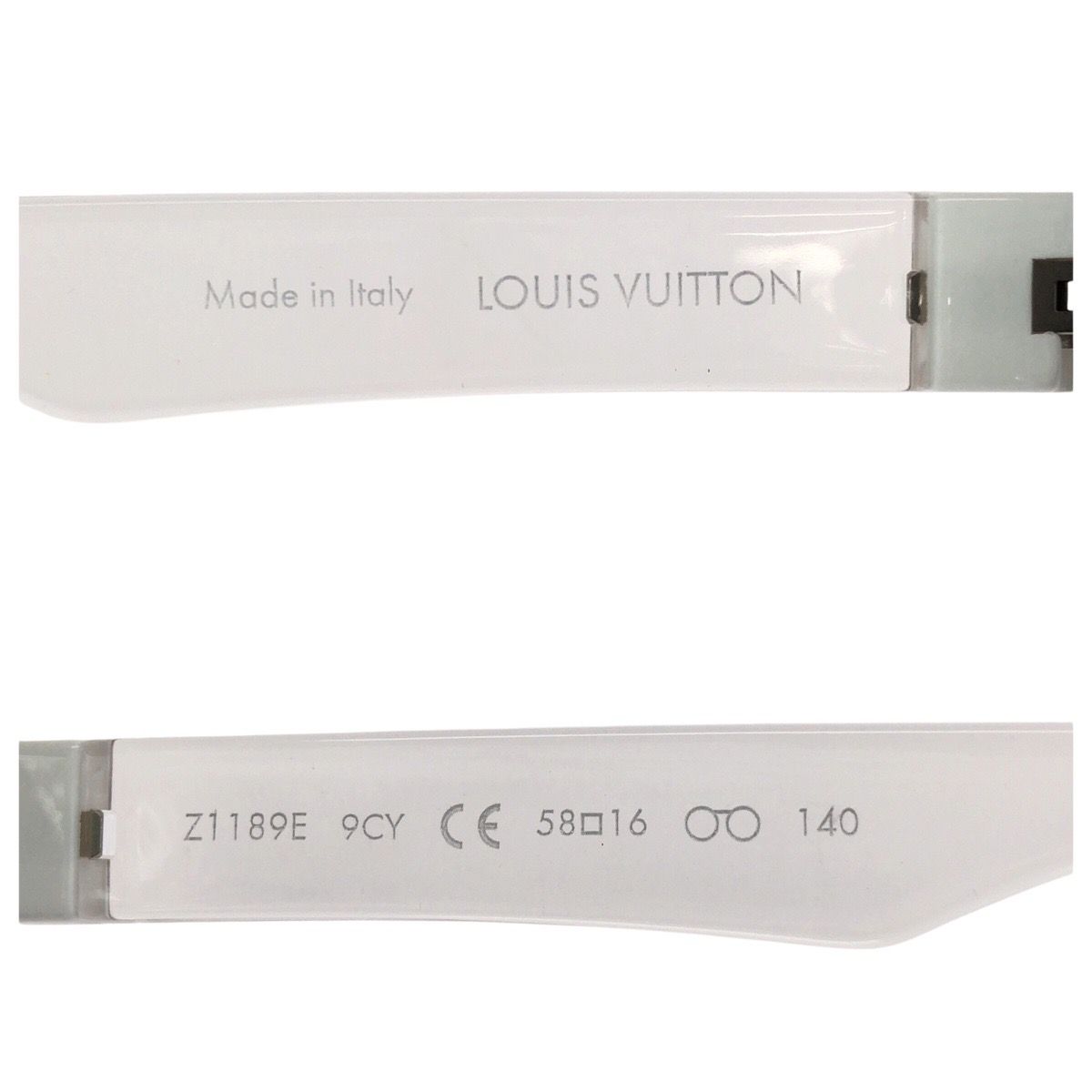 Louis Vuitton LV Rainbow Mirror Lens Clear Gray Silver Acetate Metal Sunglasses — view 7