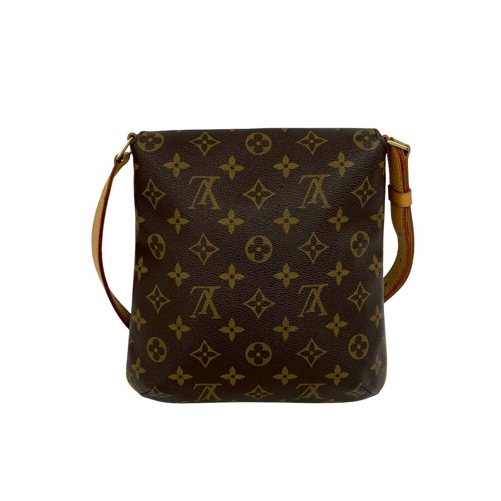 Louis Vuitton Musette Salsa Monogram Logo Pattern Leather Shoulder Bag Pochette — view 3