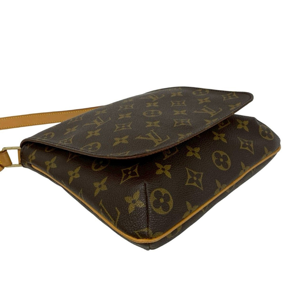 Louis Vuitton Musette Salsa Monogram Logo Pattern Leather Shoulder Bag Pochette — view 7