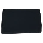 Celine Vintage Triomphe Black Canvas Chain Shoulder Bag Party — view 2
