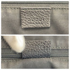 Gucci Black GG Canvas Leather Tote Shoulder — view 3